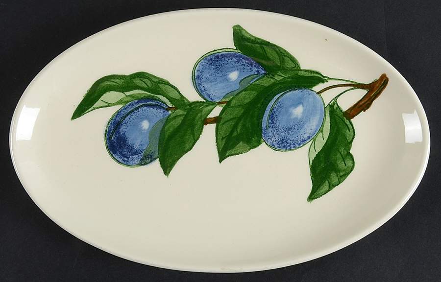 California Fruit Relish/Gravy Underplate by Metlox - Poppytrail - Vernon-1