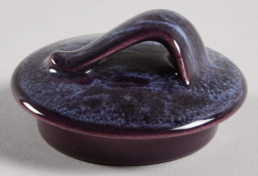 California Heritage Purple Lid for Sugar Bowl by Metlox - Poppytrail - Vernon-1