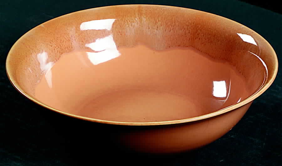 California Heritage Yellow 8" Round Vegetable Bowl by Metlox - Poppytrail - Vernon-1