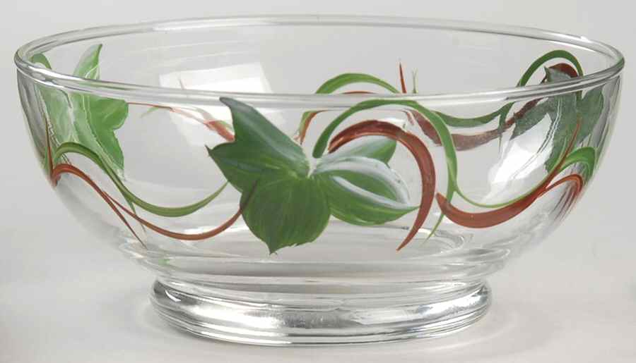 California Ivy Glassware Fruit Bowl by Metlox - Poppytrail - Vernon-1