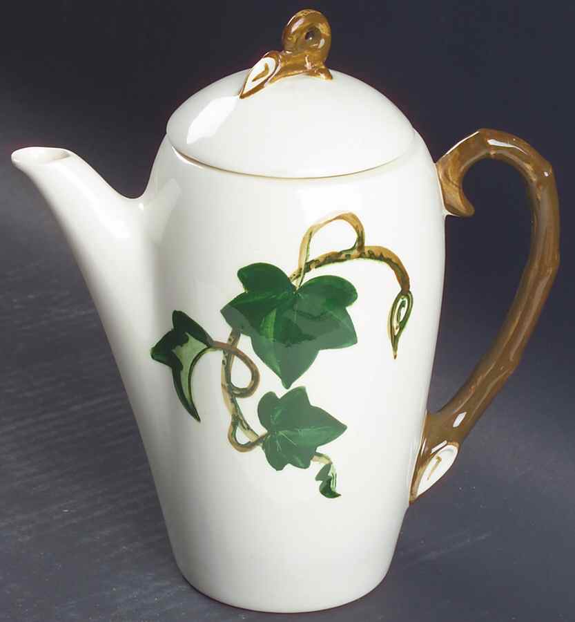 California Ivy Coffee Pot & Lid by Metlox - Poppytrail - Vernon-1