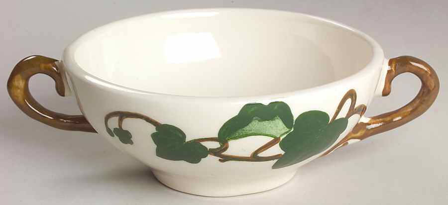 California Ivy Cream Soup Bowl by Metlox - Poppytrail - Vernon-1