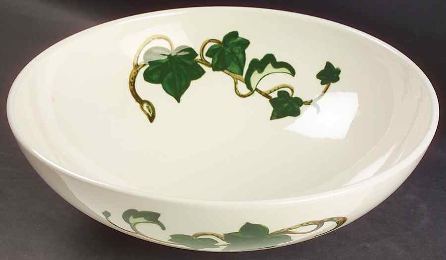 California Ivy 11" Large Salad Serving Bowl by Metlox - Poppytrail - Vernon-1