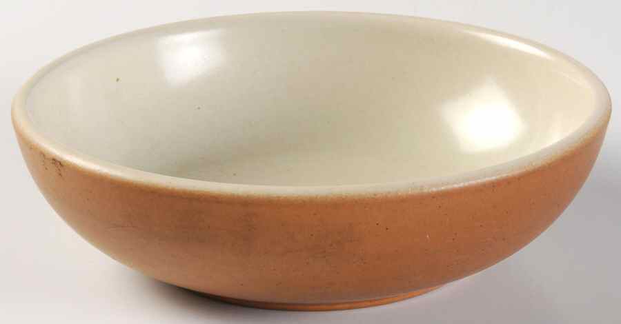 Calico Brown Yellow (Floral) Coupe Cereal Bowl by Metlox - Poppytrail - Vernon-1