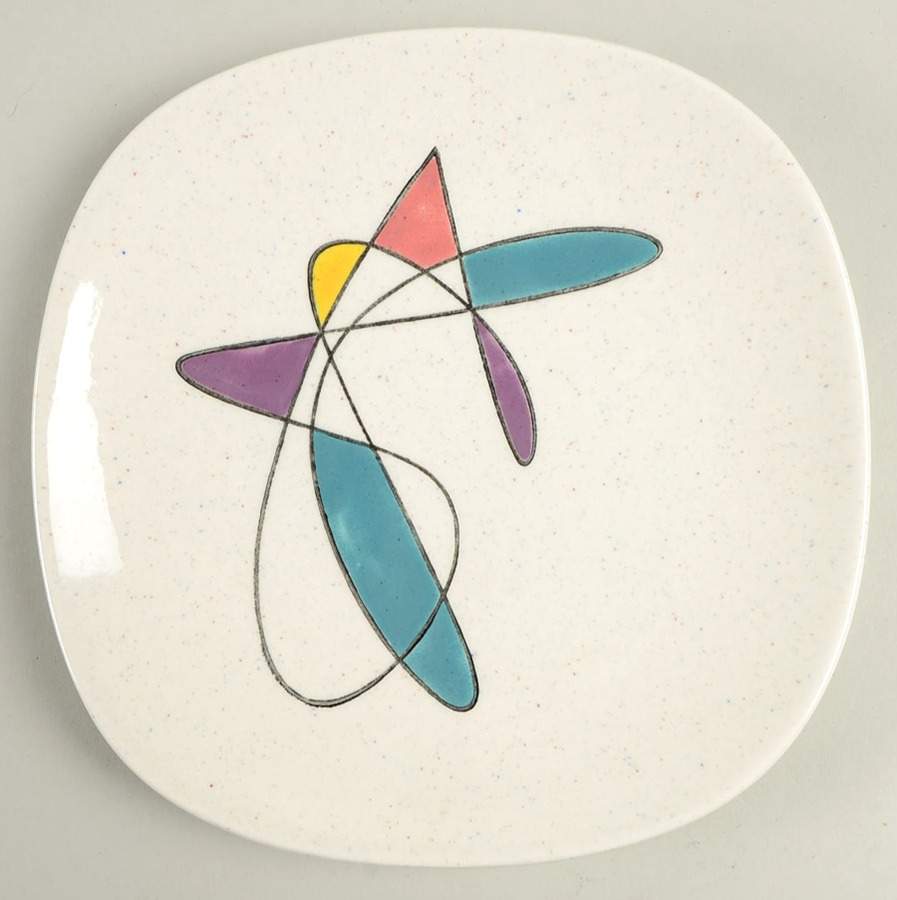 California Mobile Salad Plate by Metlox - Poppytrail - Vernon-1