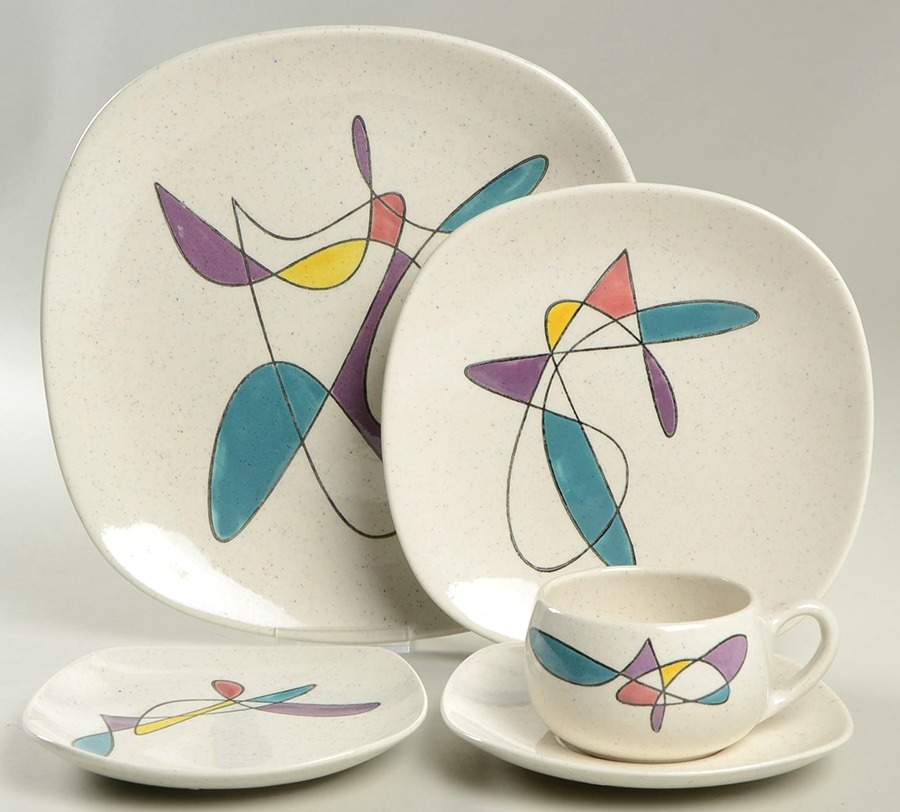 California Mobile 5 Piece Place Setting by Metlox - Poppytrail - Vernon-1