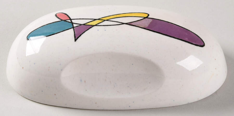 California Mobile Lid for Oval Butter by Metlox - Poppytrail - Vernon-1
