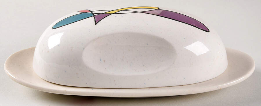 California Mobile Oval Covered Butter by Metlox - Poppytrail - Vernon-1
