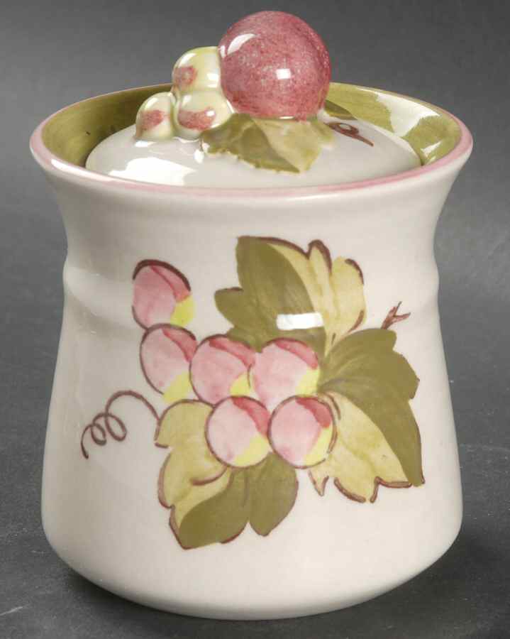 California Orchard Sugar Bowl & Lid by Metlox - Poppytrail - Vernon-1