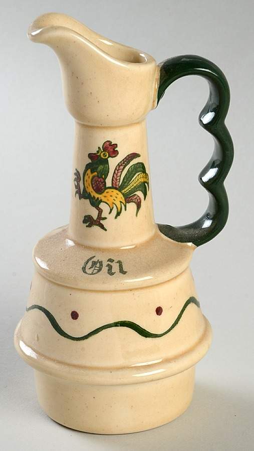 California Provincial Oil Cruet No Stopper by Metlox - Poppytrail - Vernon-1