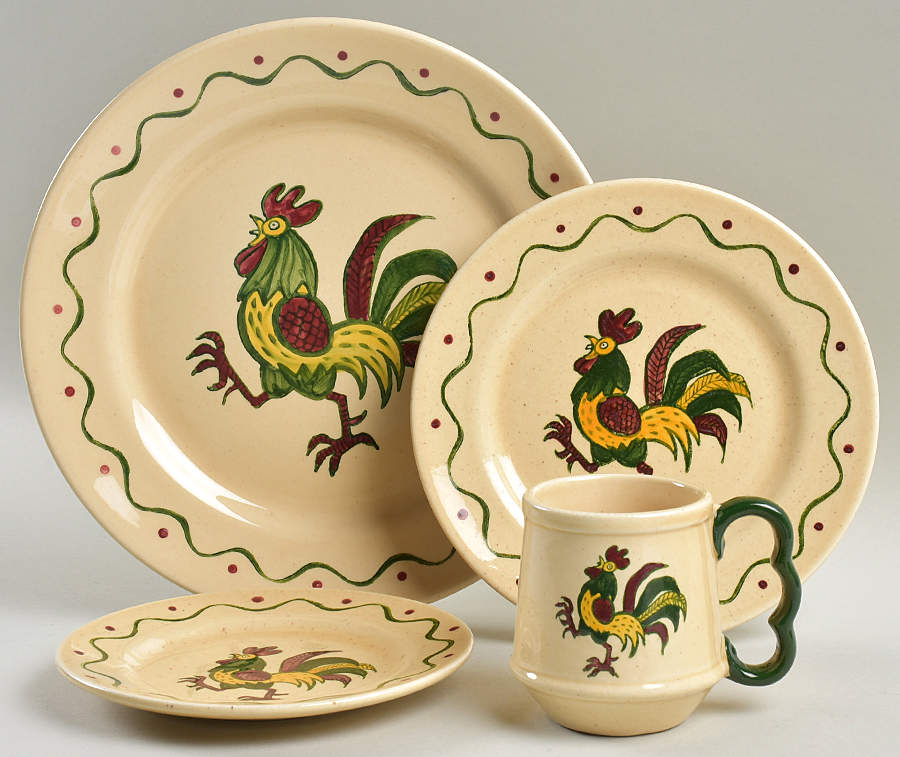 California Provincial 4 Piece Place Setting by Metlox - Poppytrail - Vernon-1