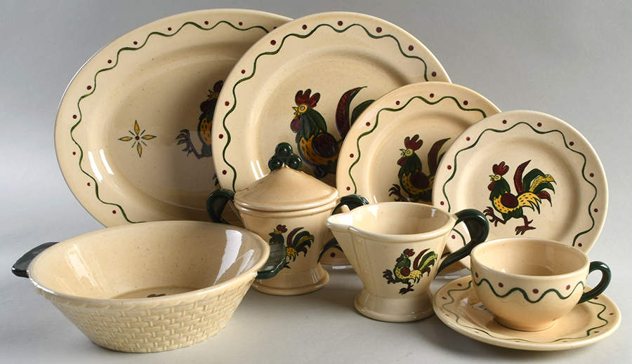California Provincial 45 Piece Starter Set by Metlox - Poppytrail - Vernon-1