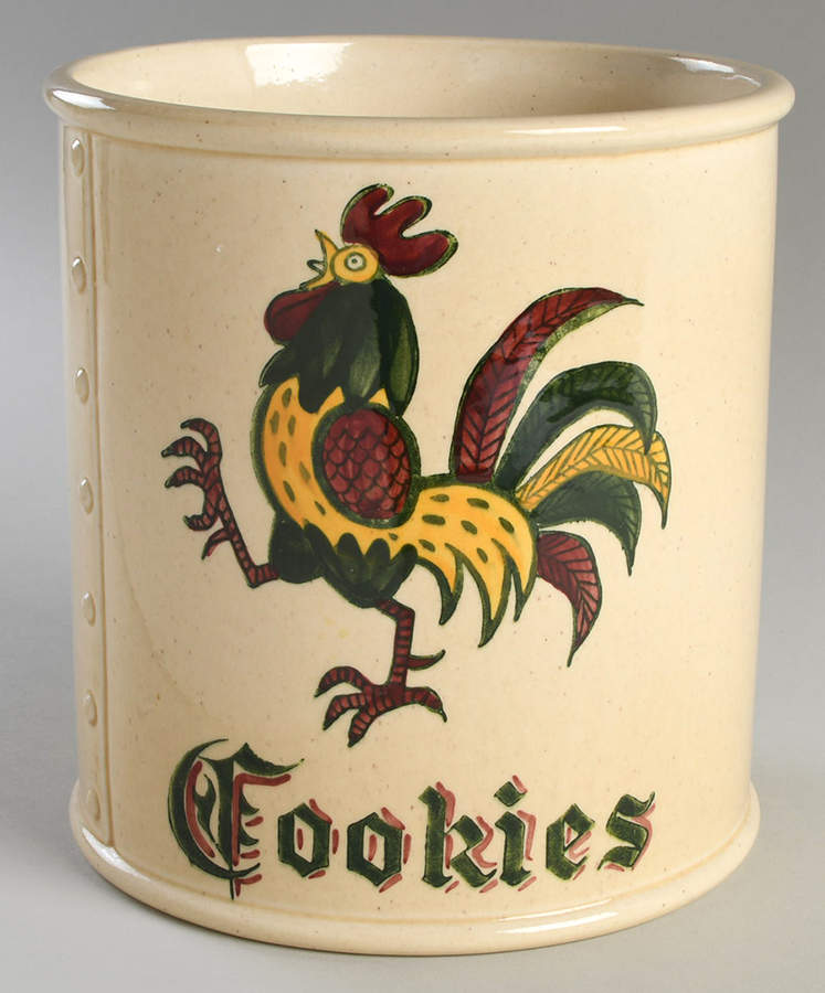 California Provincial Cookie Jar No Lid by Metlox - Poppytrail - Vernon-1