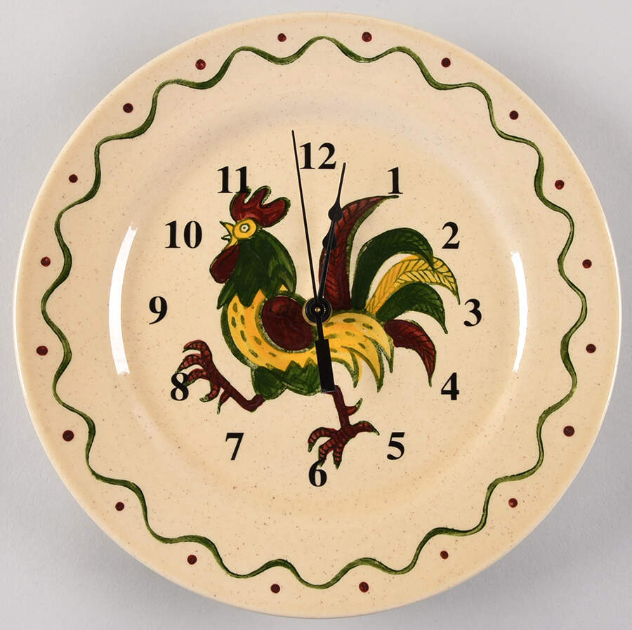 California Provincial 1-2" depth  Clock Plate HC by Metlox - Poppytrail - Vernon-1