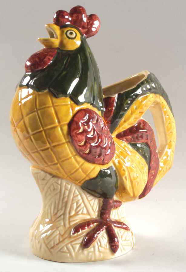 California Provincial Rooster Pitcher by Metlox - Poppytrail - Vernon-1