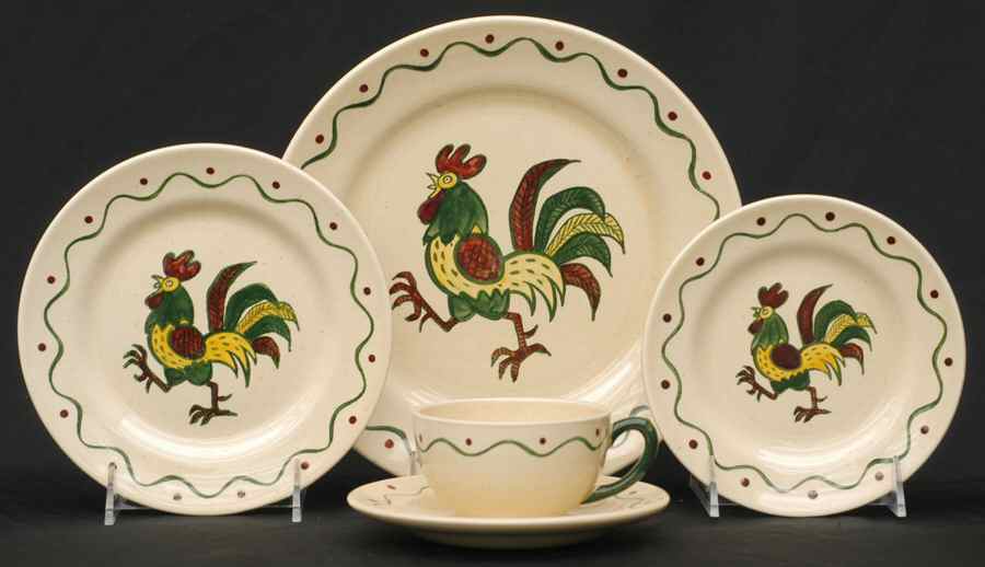 California Provincial 5 Piece Place Setting by Metlox - Poppytrail - Vernon-1