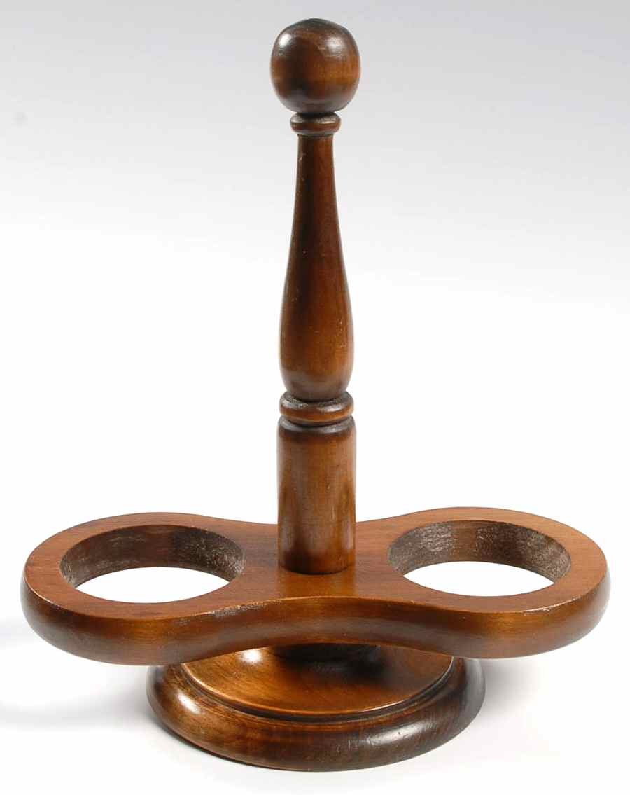 California Provincial Wood Base for Vinegar and Oil by Metlox - Poppytrail - Vernon-1