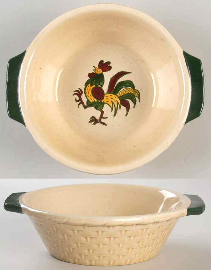 California Provincial 8" Round Vegetable Bowl by Metlox - Poppytrail - Vernon-1