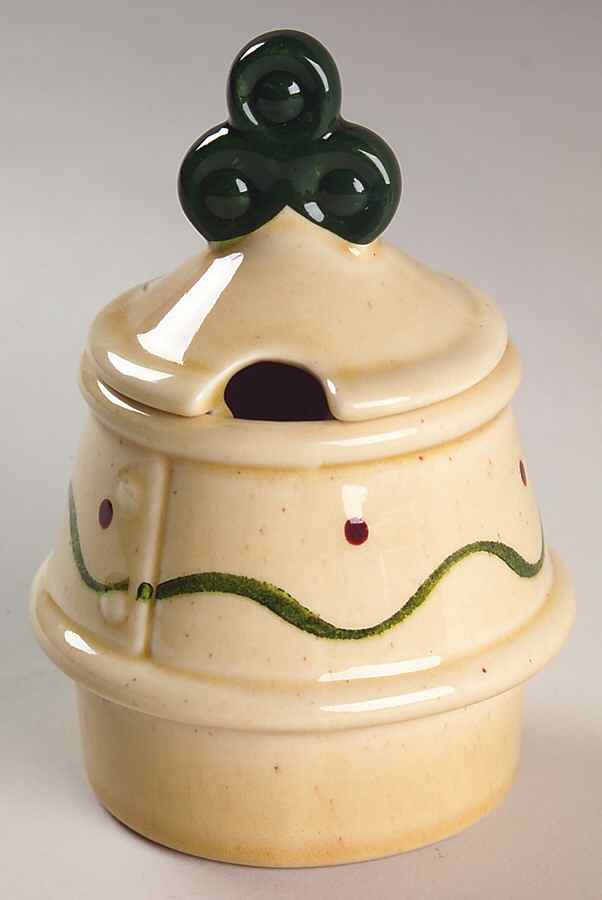 California Provincial Mustard with Lid Condiment Set by Metlox - Poppytrail - Vernon-1