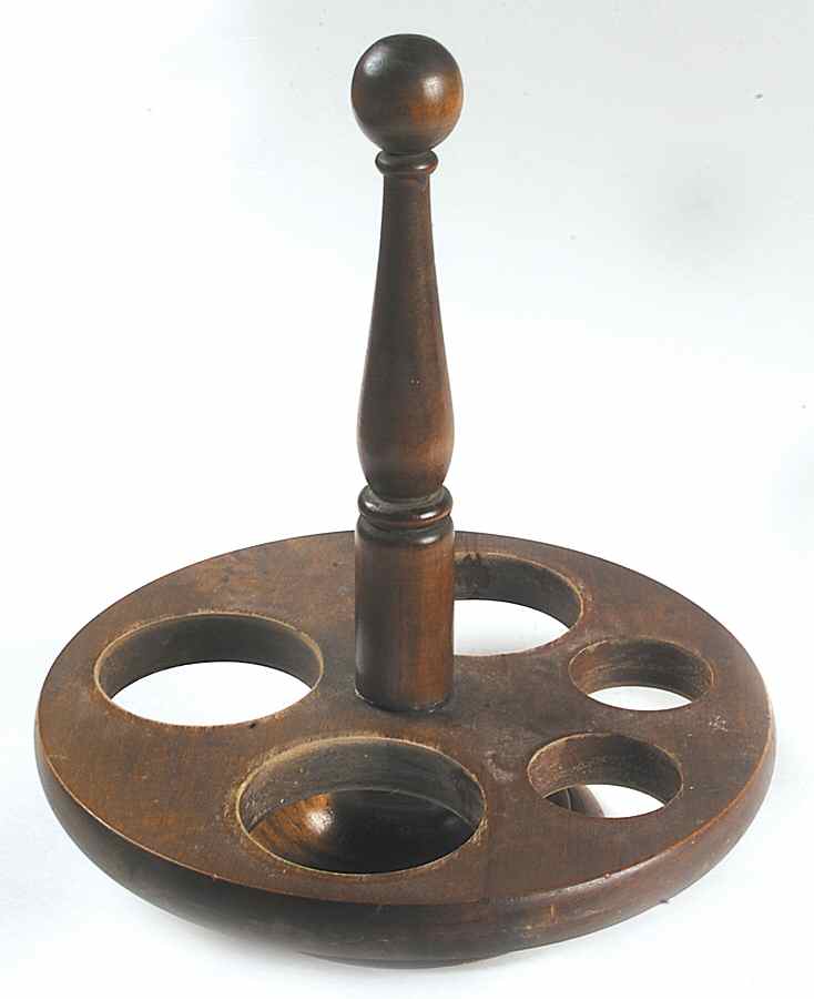 California Provincial Wood Base for Condiment Set by Metlox - Poppytrail - Vernon-1
