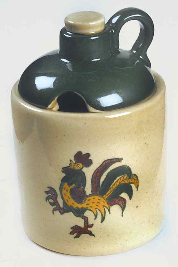 California Provincial Jam/Mustard & Lid by Metlox - Poppytrail - Vernon-1