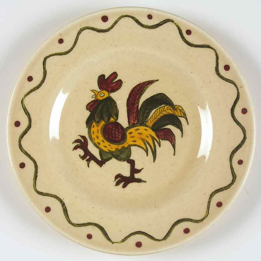 California Provincial Salad Plate by Metlox - Poppytrail - Vernon-1