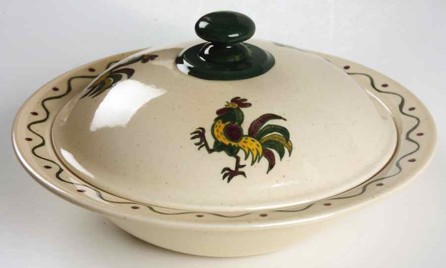 California Provincial Round Covered Vegetable (RV10 Base) by Metlox - Poppytrail - Vernon-1