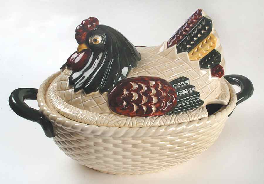 California Provincial Tureen &  Lid by Metlox - Poppytrail - Vernon-1