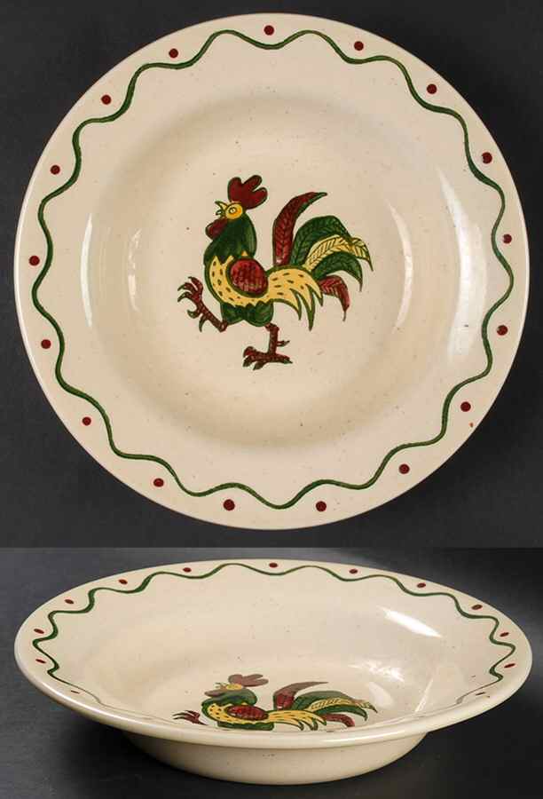 California Provincial Rim Soup Bowl by Metlox - Poppytrail - Vernon-1