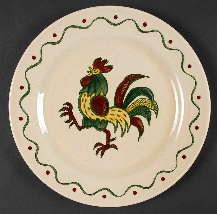 California Provincial Luncheon Plate by Metlox - Poppytrail - Vernon-1