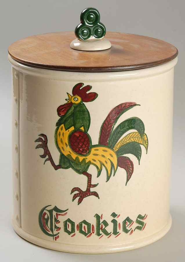 California Provincial Cookie Jar & Lid by Metlox - Poppytrail - Vernon-1