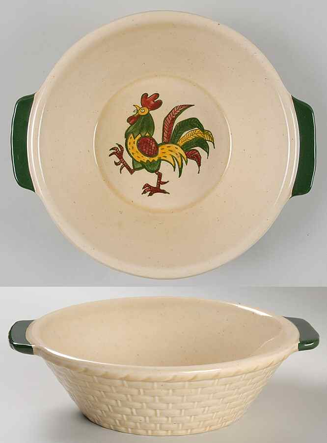 California Provincial 9" Round Vegetable Bowl by Metlox - Poppytrail - Vernon-1