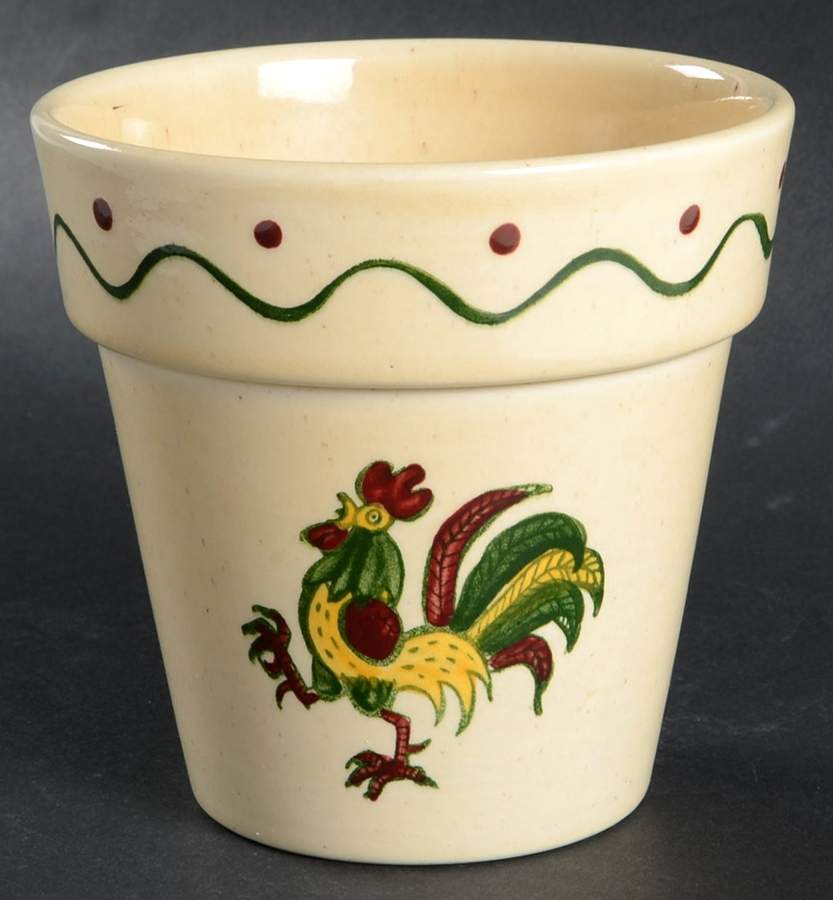 California Provincial 4" Flower Pot by Metlox - Poppytrail - Vernon-1