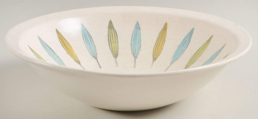 California Palm 10" Round Vegetable Bowl by Metlox - Poppytrail - Vernon-1