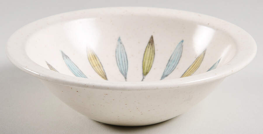California Palm Rim Fruit/Dessert (Sauce) Bowl by Metlox - Poppytrail - Vernon-1
