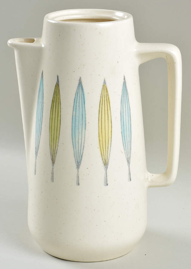 California Palm Coffee Pot No Lid by Metlox - Poppytrail - Vernon-1