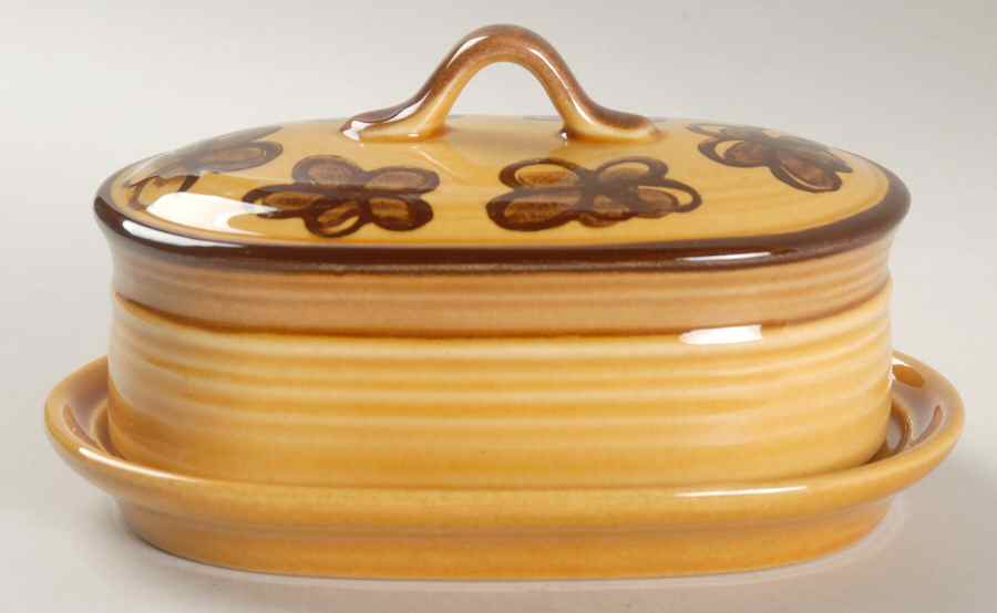 Carmel 1/4 Lb Covered Butter by Metlox - Poppytrail - Vernon-1