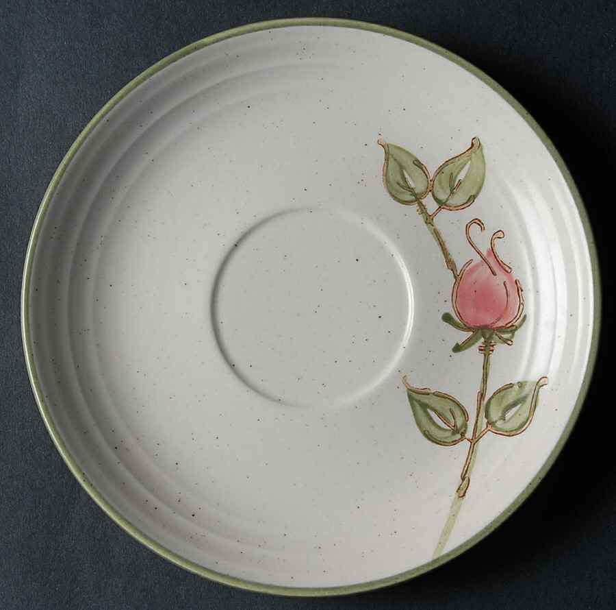 California Rose Saucer by Metlox - Poppytrail - Vernon-1