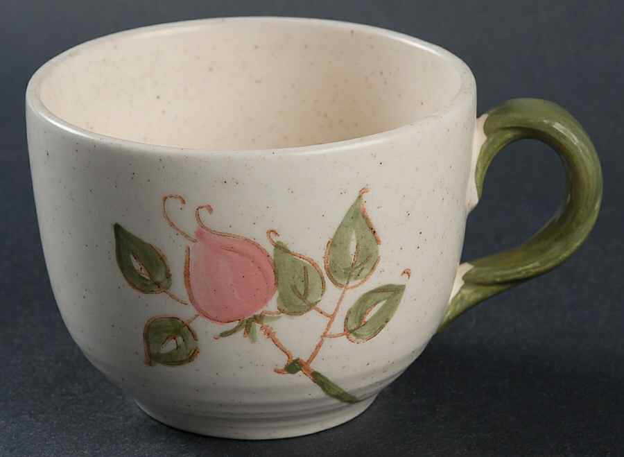 California Rose Flat Cup by Metlox - Poppytrail - Vernon-1