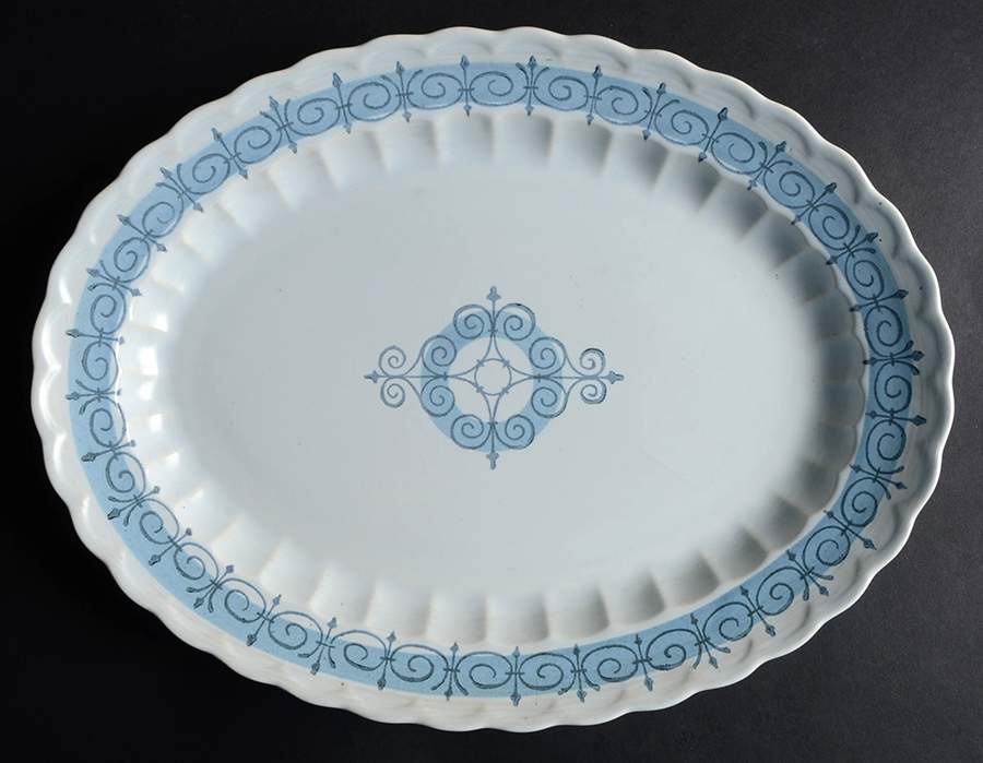 Castile 13" Oval Serving Platter by Metlox - Poppytrail - Vernon-1