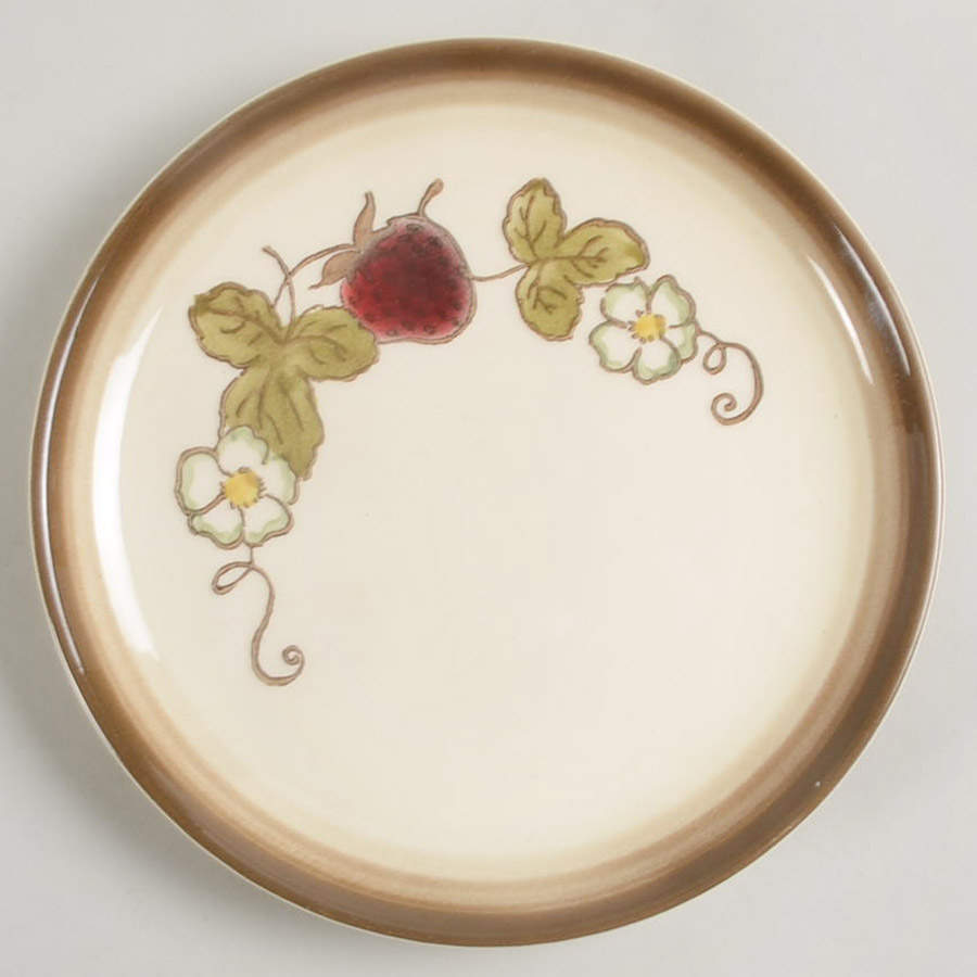 California Strawberry Bread & Butter Plate by Metlox - Poppytrail - Vernon-1