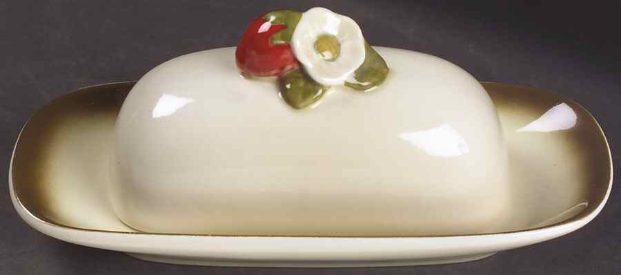 California Strawberry 1/4 Lb Covered Butter by Metlox - Poppytrail - Vernon-1