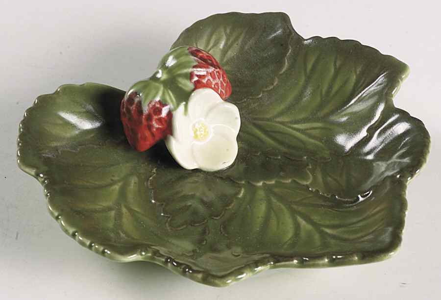 California Strawberry 6" Ashtray by Metlox - Poppytrail - Vernon-1