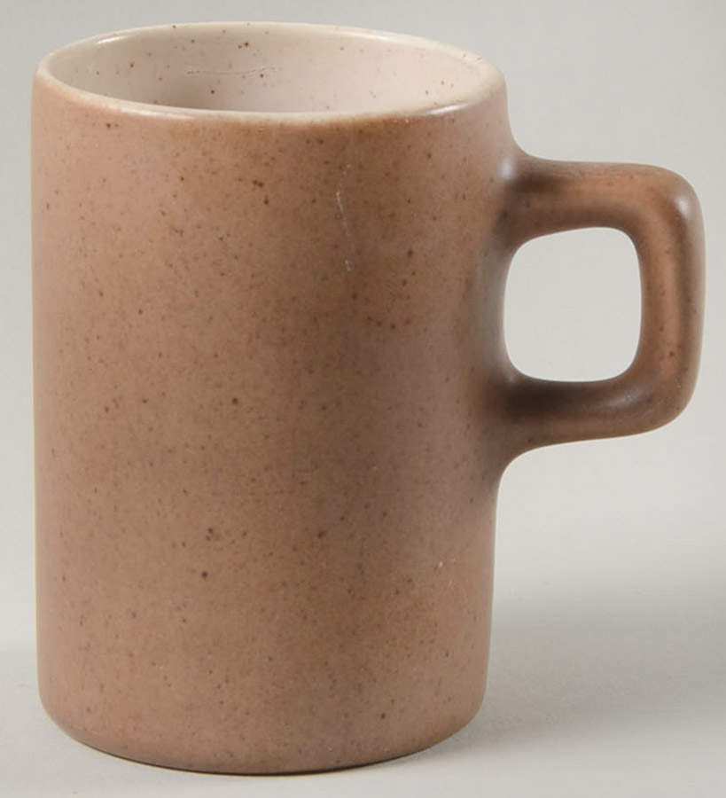 California Tempo Brown Mug Only for Mug & Coaster Set by Metlox - Poppytrail - Vernon-1