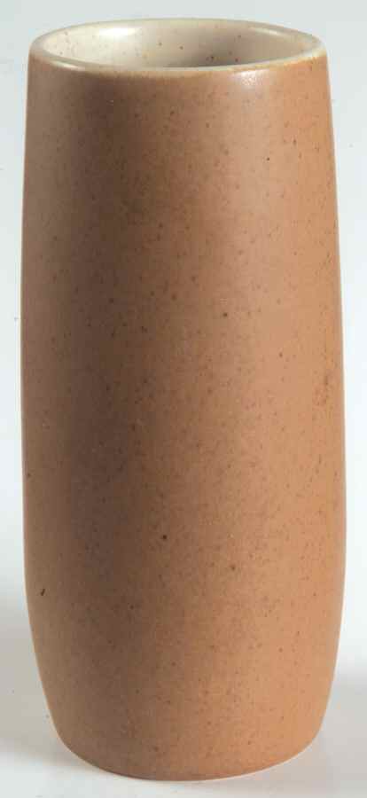 California Tempo Brown Tall China Tumbler by Metlox - Poppytrail - Vernon-1