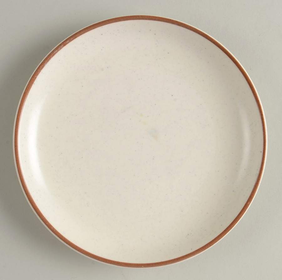 California Tempo White Bread & Butter Plate by Metlox - Poppytrail - Vernon-1