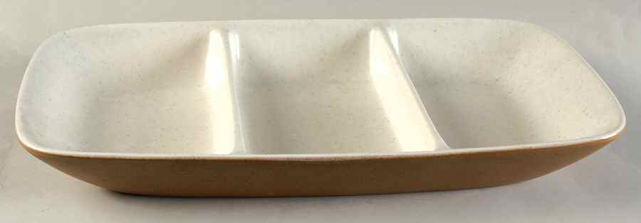 California Tempo White 3-Part Rectangular Divided Server by Metlox - Poppytrail - Vernon-1