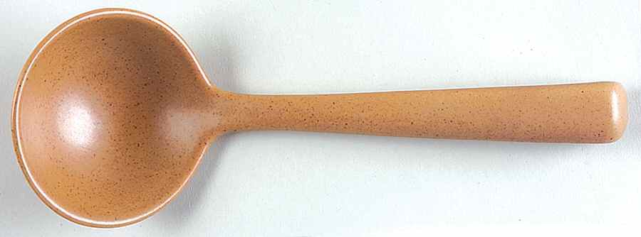 California Tempo White Gravy Ladle Solid Piece by Metlox - Poppytrail - Vernon-1