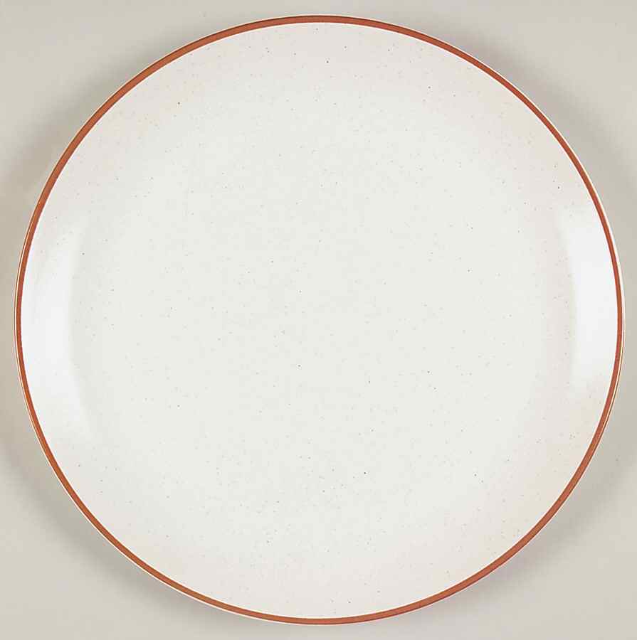 California Tempo White 13" Chop Plate (Round Platter) by Metlox - Poppytrail - Vernon-1