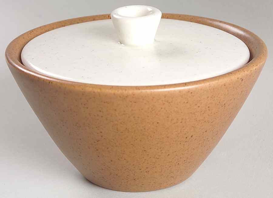 California Tempo White Sugar Bowl & Lid by Metlox - Poppytrail - Vernon-1